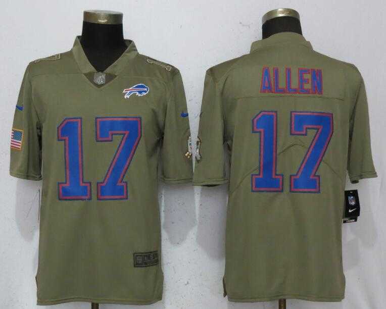 Nike Bills 17 Josh Allen Olive Salute To Service Limited Jersey,We sell and wholesale Nike Bills 17 Josh Allen Olive Salute To Service Limited Jersey on line form chian!